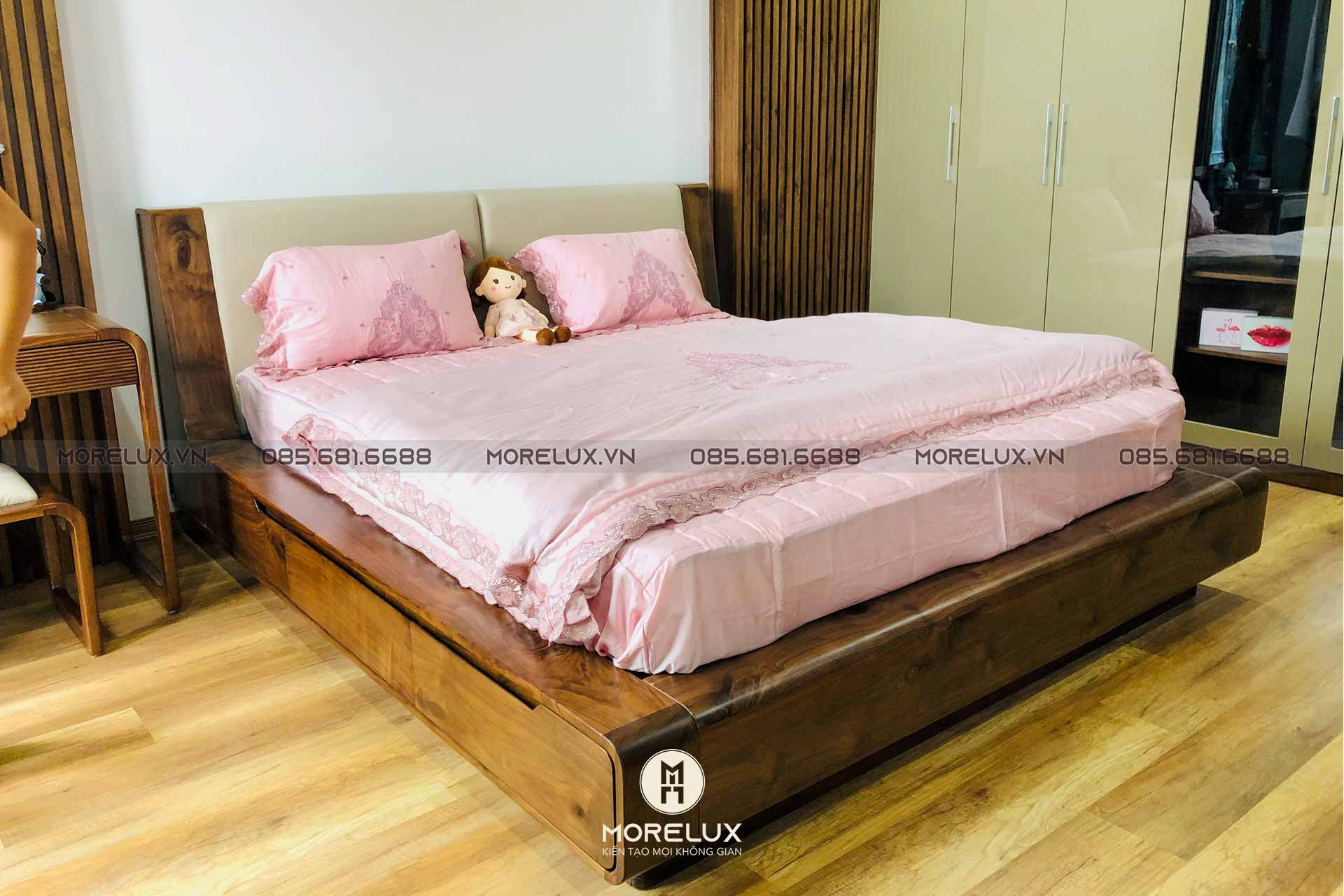 Giường ngủ gỗ cao cấp GN02