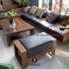 Sofa gỗ chữ L SF166