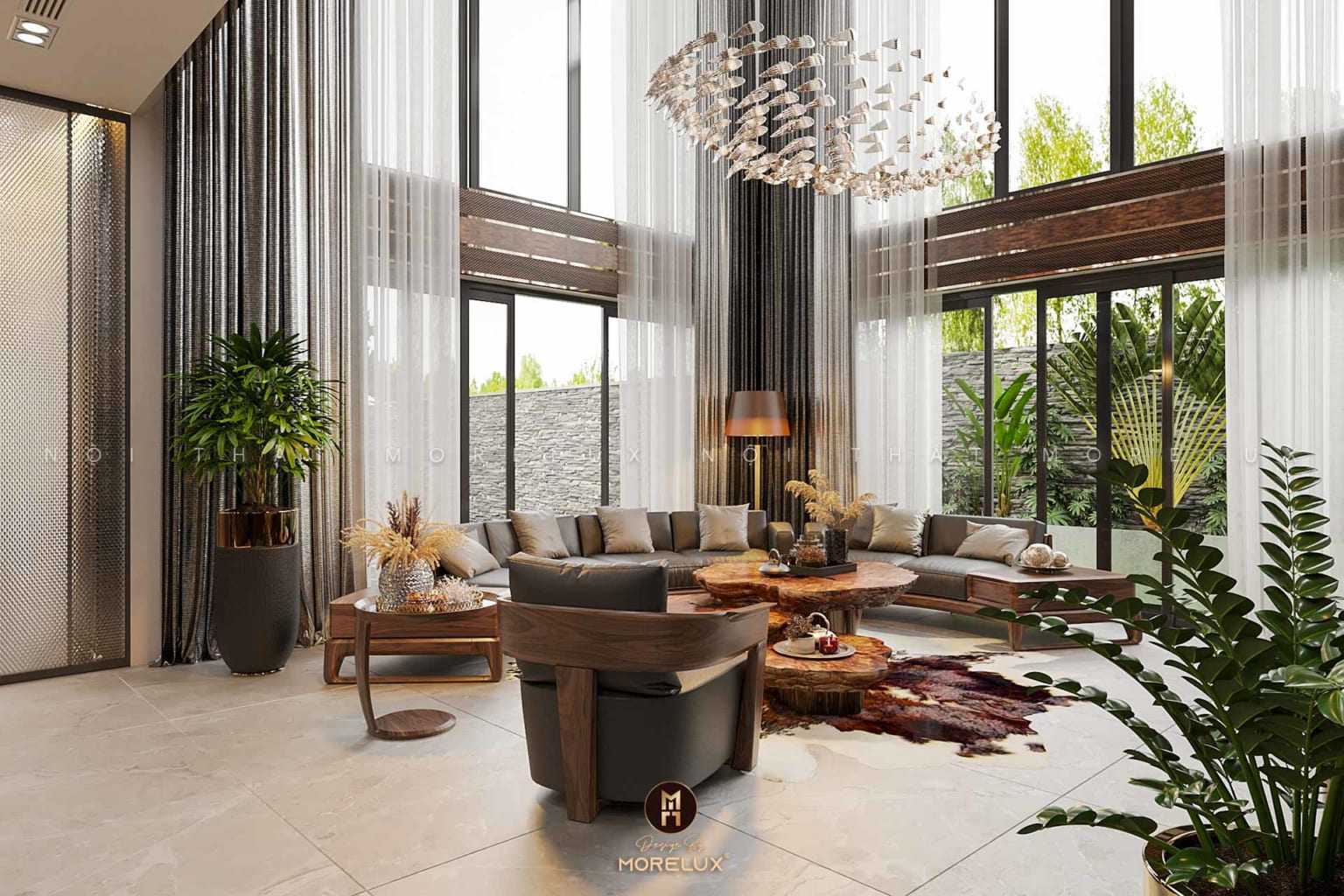 Thiết kế nội thất Ecopark Villa - Lời Giải Không Gian Xanh