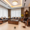 Sofa gỗ óc chó