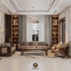Sofa gỗ óc chó SF11