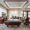 Sofa gỗ óc chó cao cấp