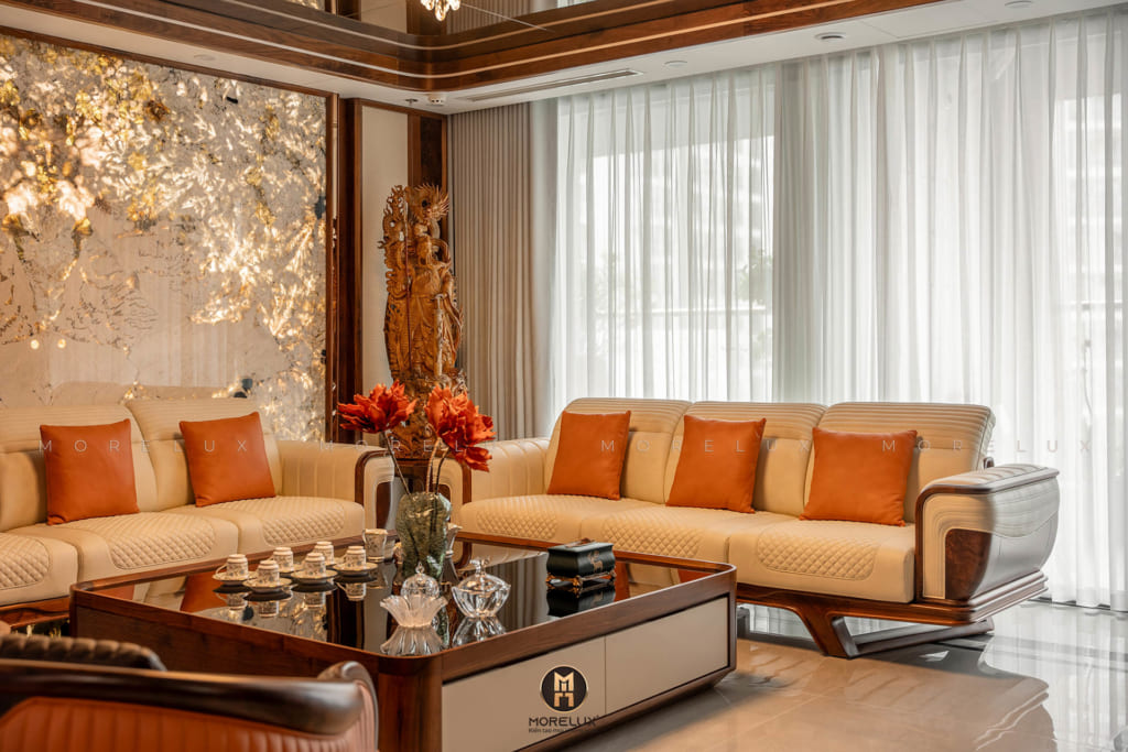 Bộ bàn ghế gỗ óc chó cao cấp