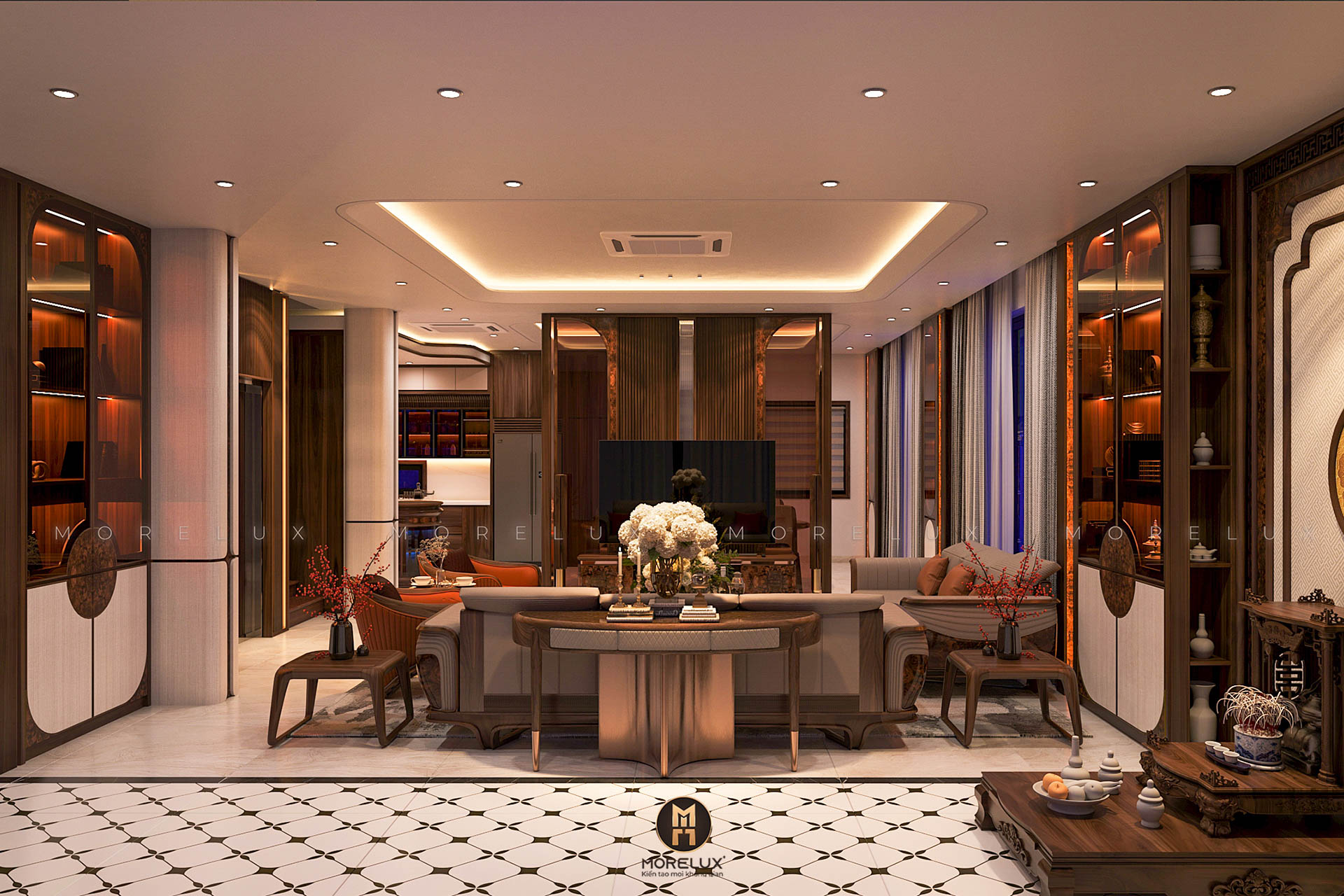 Nội thất gỗ óc chó cao cấp